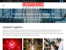Tablet Screenshot of captechlogistics.com
